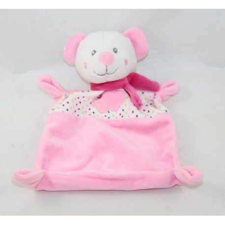 Flache Kuscheltiermaus NICOTOY Rechteck rosa Wolkenschal 23 cm Flache Kuscheltiermaus NICOTOY Rechteck rosa Wolkenschal 23 cm