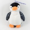 MonoPRIX pinguino a pois bianco e nero con 24 cm