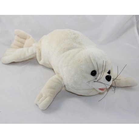 Peluche white seal MARINELAND plush souvenirs 45 cm