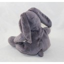 Doudou rabbit DPAM dark gray From the Same to the Same plush 24 cm