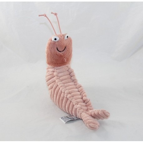 Peluche Sheldon crevette JELLYCAT rose poisson langouste 21 cm - SO