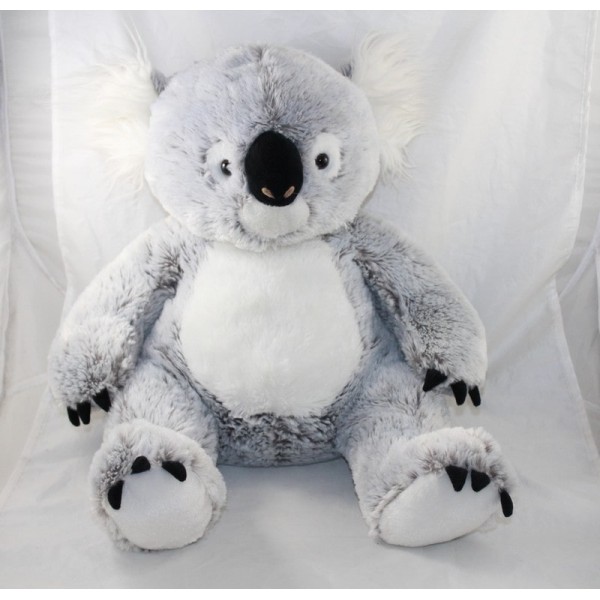 DouDou Et Compagnie Plush White Koala Bear Baby Blanket Mon Petit