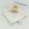 Doudou flaches Kaninchen Doudou und CO. mini weiß doudou krau 15 cm