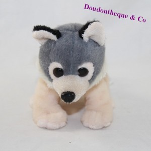 WOLF WITH THE JUNGLE AVENUE beige grey 17 cm