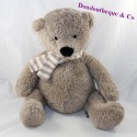Teddybär die kleinen Marienäster grau gestreift Stuhl 30 cm