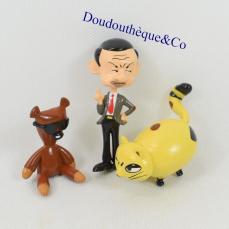 Lotto di 3 figurine Mister Bean MARUKATSU Teddy Mr Bean, Scrapper, 2002