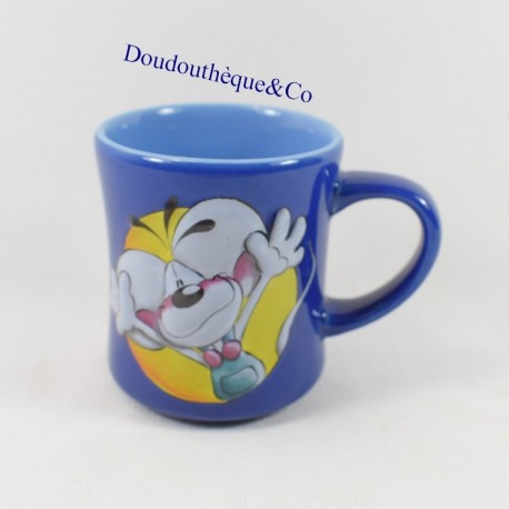 RAISEd cup DIDDL blue mice diddl 3D ceramic cup 9 cm