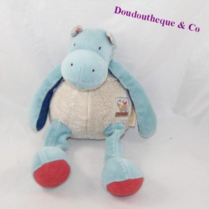 Peluche hippopotame MOULIN ROTY Les Papoum