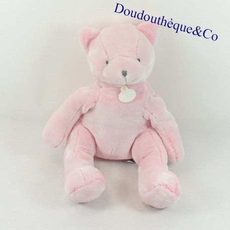 DOUDOU and COMPAGNIE Rose cat I love my 35 cm softie