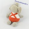 copy of Doudou puppet elephant Doudou and company Alban hut Bell 27 cm