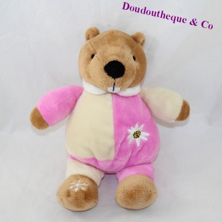 LOVY PELUCHES toere rosa beige 20 cm