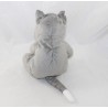 IKEA Gosig Katt peluche gatto grigio bianco con occhi azzurri 28 cm