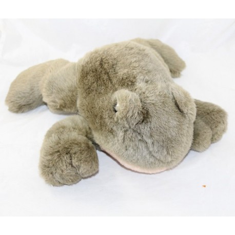 Rana peluche che suona croaking vintage 37 cm - marchio sconosciuto