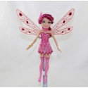 Doll Mia MATTEL Mia and me pink fairy articulated jewelry 22 cm