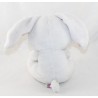 Peluche lapin GIPSY Candy Pets rose blanc grands yeux brillants 25 cm