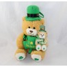 Peluche bear CARROLLS Irish Gifts Ireland hat leprechaun 25 cm