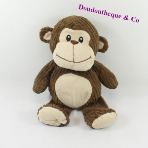 Peluche singe DODO D'AMOUR Mgm marron