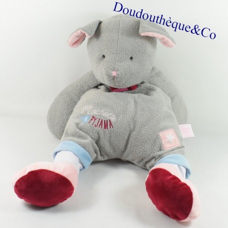 Plüsch-Range Pyjama Maus Die Ptitous DOUDOU und Company 50cm