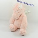 Plush unicorn ETAM range pyjamas cuddly toy hot water bottle pink white wings 45 cm