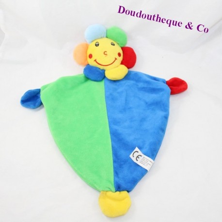 Doudou flache Sonne BEST PRICE grün blau 41 cm Doudou flache Sonne BEST PRICE grün blau 41 cm