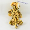 Leopardo felpa NICI amarillo negro y naranja manchas 35 cm