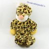 Plush leopard NICI yellow black and orange spots 55 cm