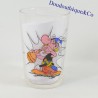 Glas Senf Asterix und Trank Goscinny-Uderzo Vintage 1968