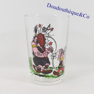 Asterix mustard glass and a...
