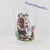 Asterix mustard glass and a barbarian Goscinny-Uderzo vintage 1968
