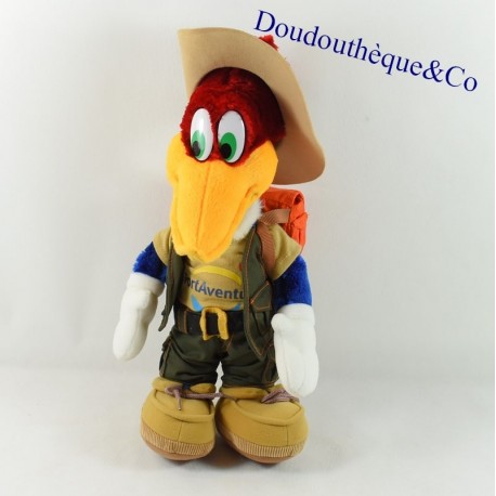 Plush Woody Woodpecker PORT AVENTURA hiker 39 cm