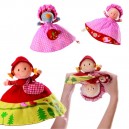 Reversible plush little red riding hood LILLIPUTIANS Grandmother and wolf 3 in 1