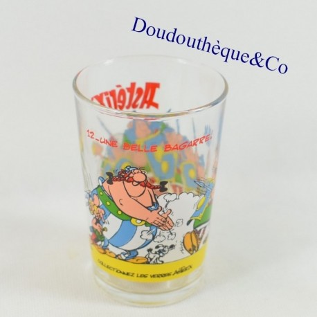 Vetro senape Asterix e Obelix MESH Goscinny-Uderzo N°12 1989