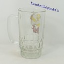 Chope bière Homer SIMPSONS Body By Duff verre transparent 16 cm