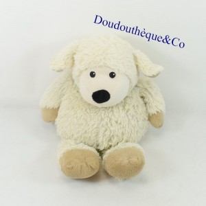 Bouillotte peluche Cosy plush mouton WARMIES peluche chauffante 23 cm