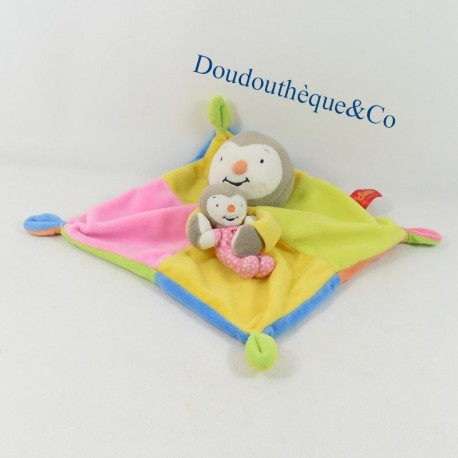 Doudou T'choupi und Fanni NICOTOY 2015 mehrfarbige Quadrate 23 cm Doudou T'choupi und Fanni NICOTOY 2015 mehrfarbige Quadrate 23 cm