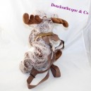 Plush backpack reindeer CREATIONS DANI elk