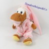 Plush Dinosaur CORA pink pajamas Wednesday 27 CM