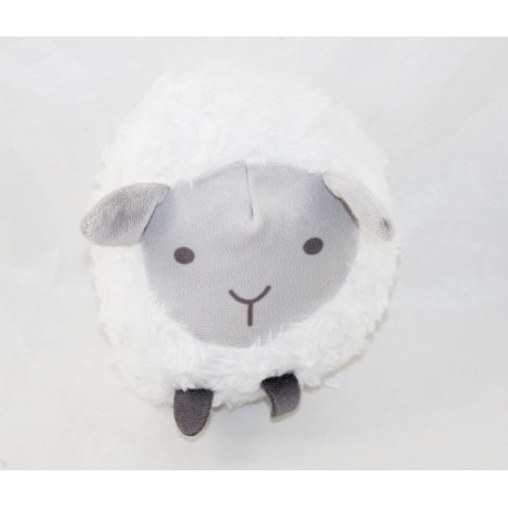 Plush sheep ZEEMAN white white bellhole ball 15 cm