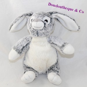 Coniglio Doudou I2C bianco grigio