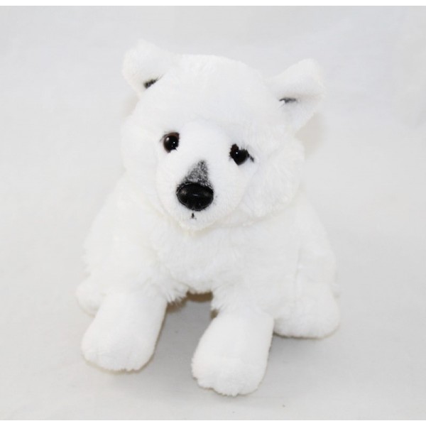 Peluche loup blanc Plush and Company