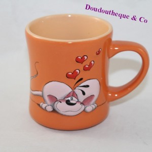 Mug en relief DIDDL orange tasse céramique