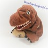 Marioneta T-Rex JURASSIC WORLD universal dinosaurio marrón 22 cm