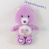 Plush bear Tougentille JEMINI Bisounours purple lollipop 20 cm