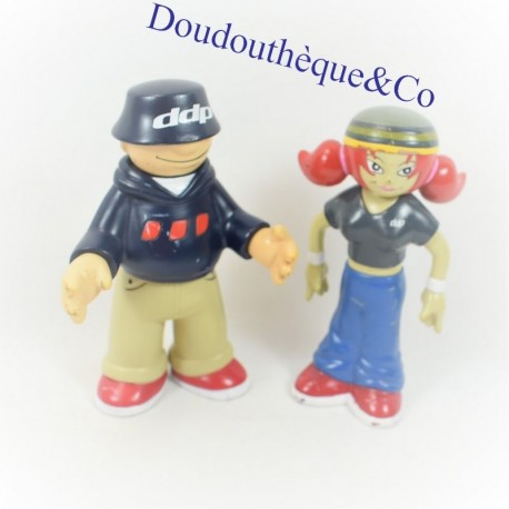 Figurines mascots DDP boy and girl articulated 14 cm