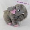 Musical plush pink gray elephant