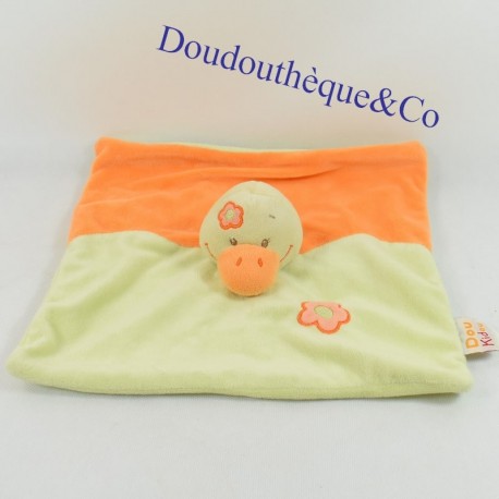 Doudou Flache Ente DOUKIDOU gelb gelb Blume 28 cm