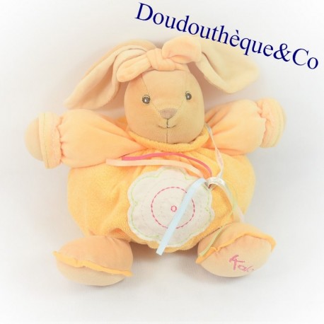 Dou du patapouf kaninchen KALOO Que du bonheur orange 21 cm