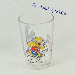 Verre Marge et Homer Simpson sportifs The Simpsons verre moutarde 2018
