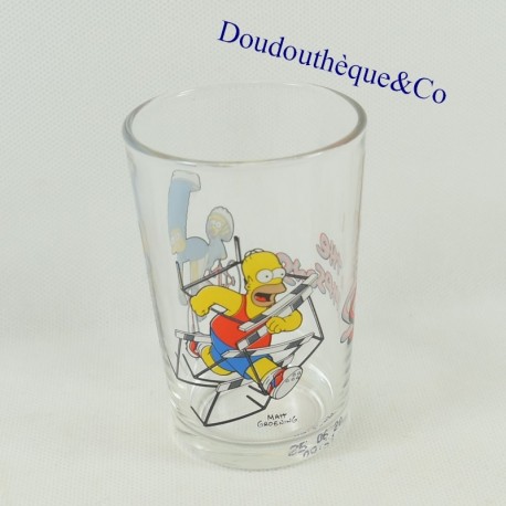 Verre Marge et Homer Simpson sportifs The Simpsons verre moutarde 2018