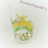 Bicchiere Marsupilami AMORA 2011 vetro senape 10 cm